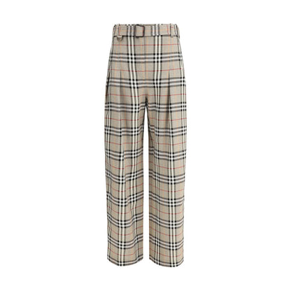 Burberry Beige Viscose Casual Pants