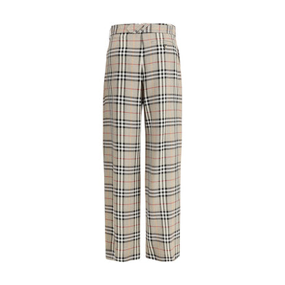 Burberry Beige Viscose Casual Pants