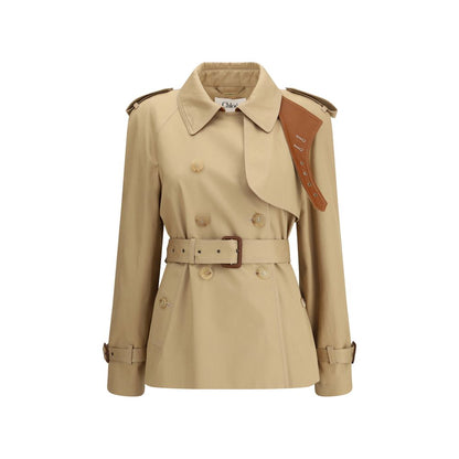 Chloé Beige Cotton Coat
