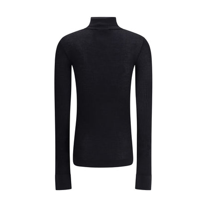 Lemaire Black Wool Top