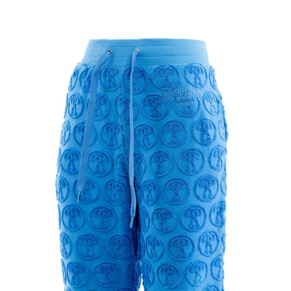 Moschino Blue Cotton Joggers (Workout Pants)