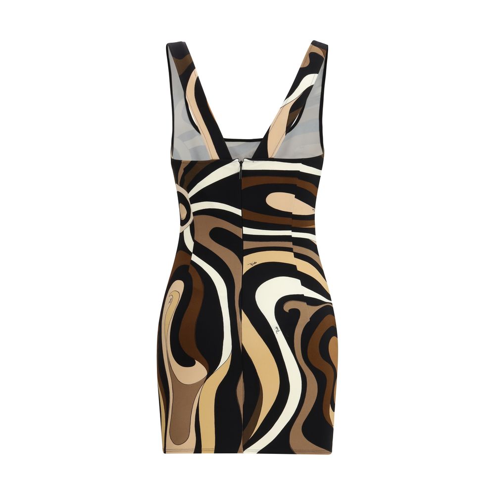 Emilio Pucci Multicolor Viscose Casual Dress
