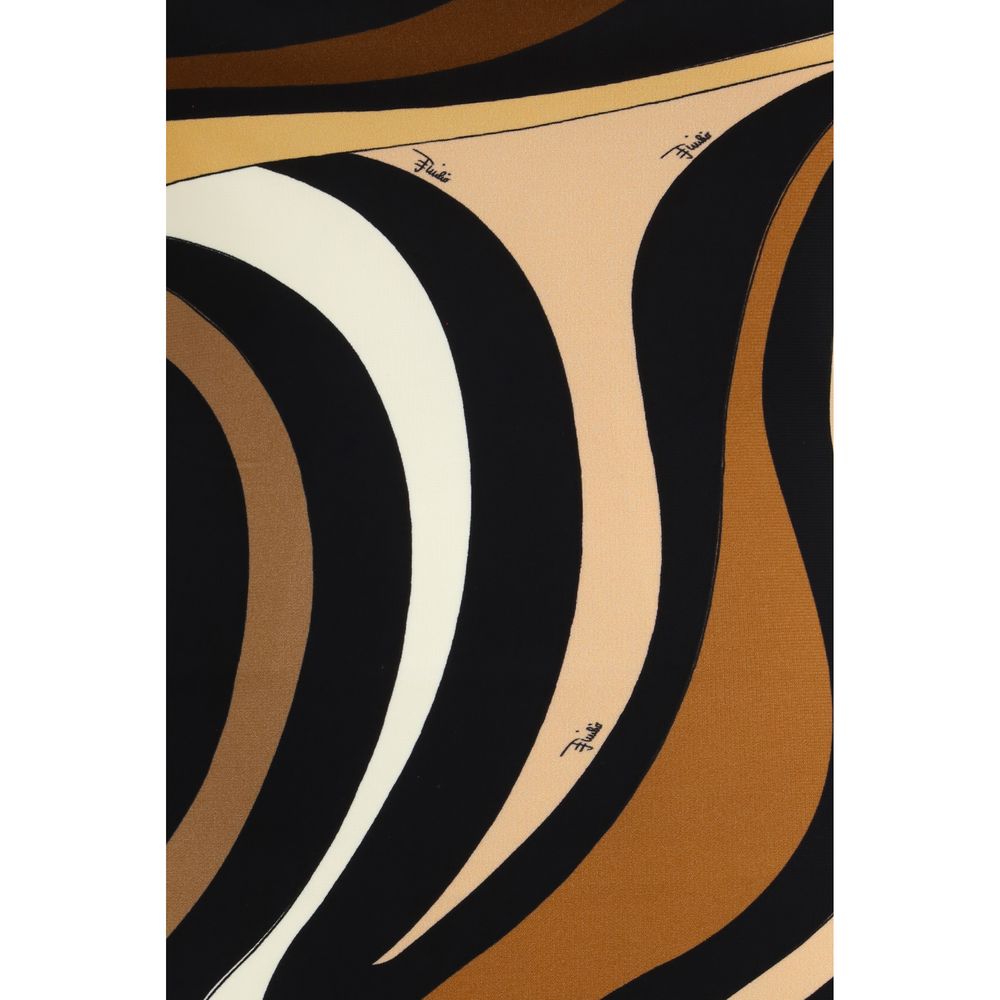 Emilio Pucci Multicolor Viscose Casual Dress