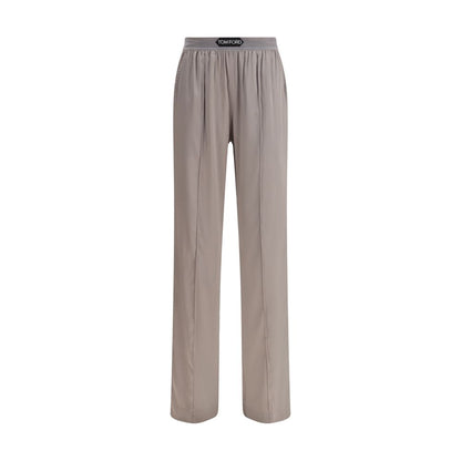Tom Ford Silver Elastane Casual Pants