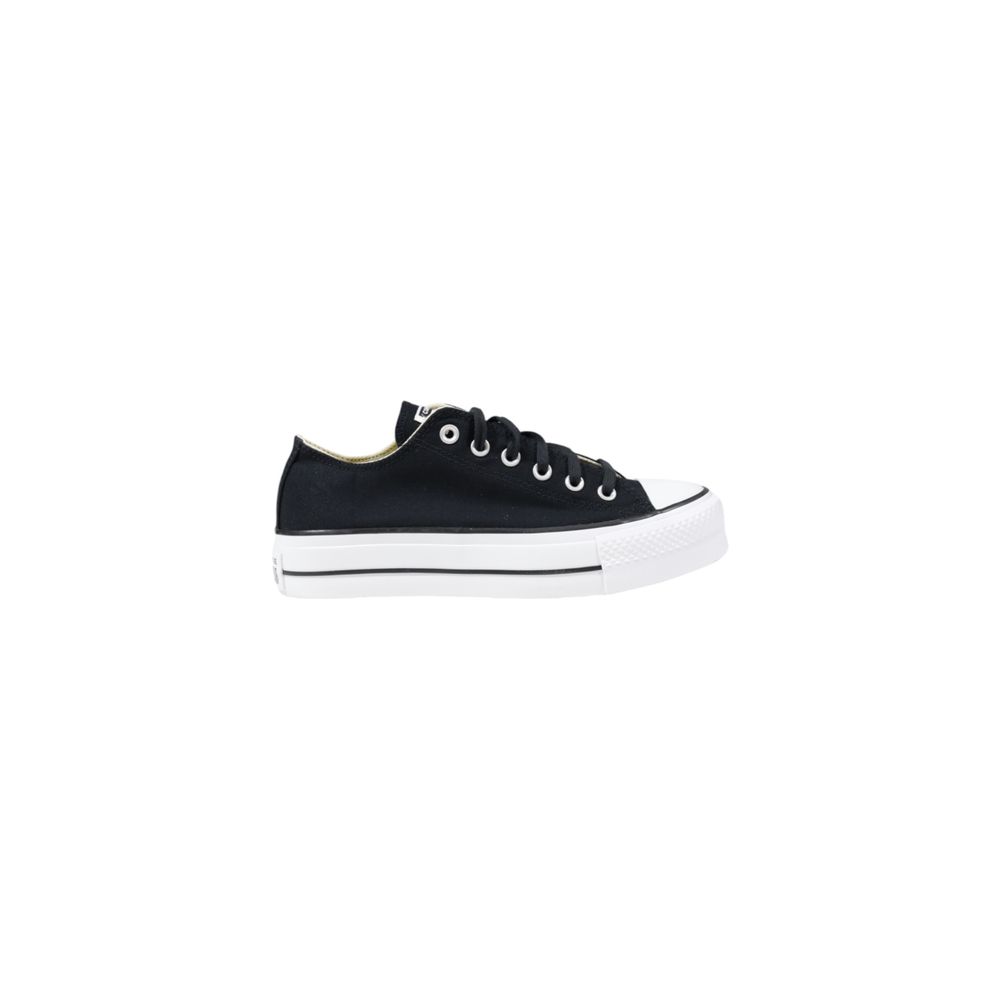 Sneakers by Converse for women in polyester black features an sumptuous design from the Women's Low-Top Casual Polyester Sneakers collection, highlighting a sumptuous low-top casual style for a premium, high-fashion look.
