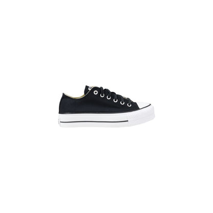 Sneakers by Converse for women in polyester black features an sumptuous design from the Women's Low-Top Casual Polyester Sneakers collection, highlighting a sumptuous low-top casual style for a premium, high-fashion look.