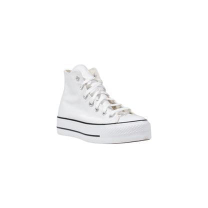 Sneakers by Converse for women in polyester white features a sumptuous design, perfectly showcasing the sumptuous high-top casual style of this Women's High-Top Casual Polyester Sneakers.