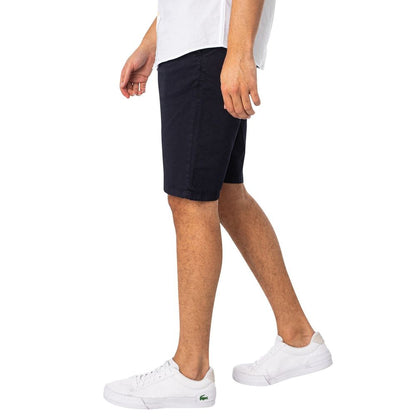 Bermuda Shorts by Lyle & Scott for men in stretch cotton blue features an tailored silhouette, showcasing a tailored with a short and for a sophisticated look.