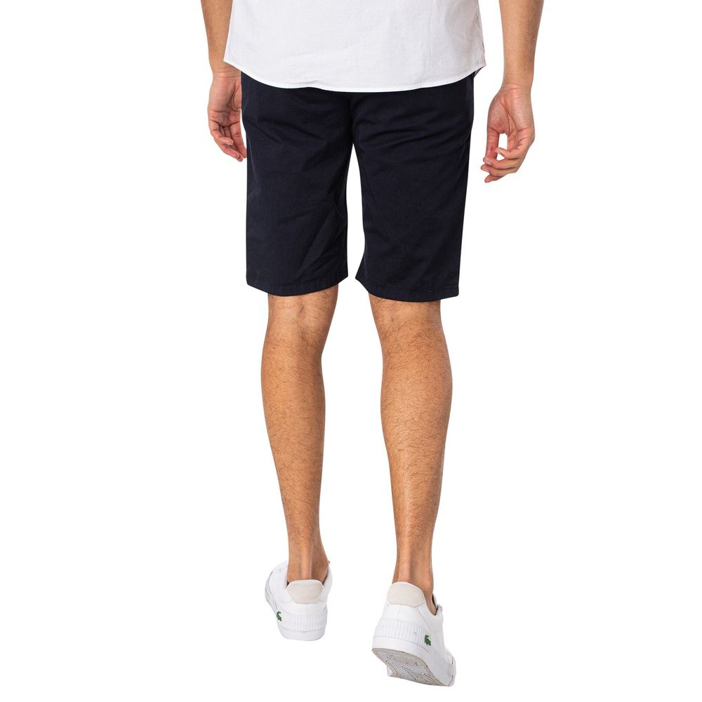 Bermuda Shorts by Lyle & Scott for men in stretch cotton blue presents a contemporary silhouette, showcasing a contemporary with a refined short and elegant .