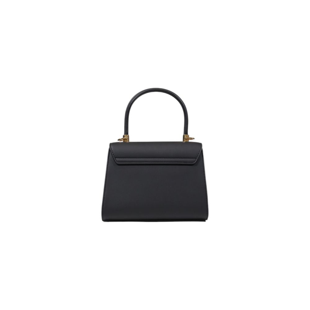 Handbag by Love Moschino for women in polyethylene & polurethane gold features a ornamental silhouette, showcasing a secure flap, ample , and ornamental handle for a sophisticated look.