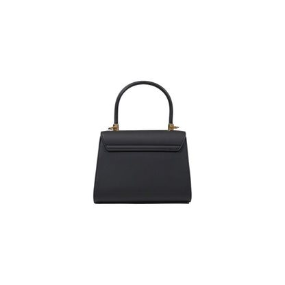 Handbag by Love Moschino for women in polyethylene & polurethane gold features a ornamental silhouette, showcasing a secure flap, ample , and ornamental handle for a sophisticated look.