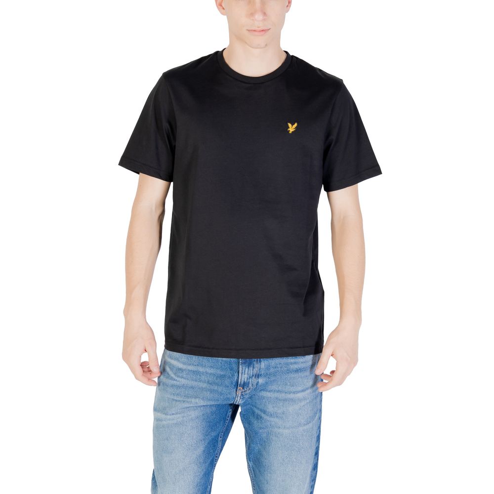 T-Shirt by Lyle & Scott for men in cotton black features an edgy silhouette, meticulously detailed with a sophisticated and for a truly edgy finish.