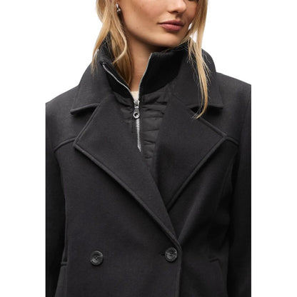 Street One Black Polyester Coat