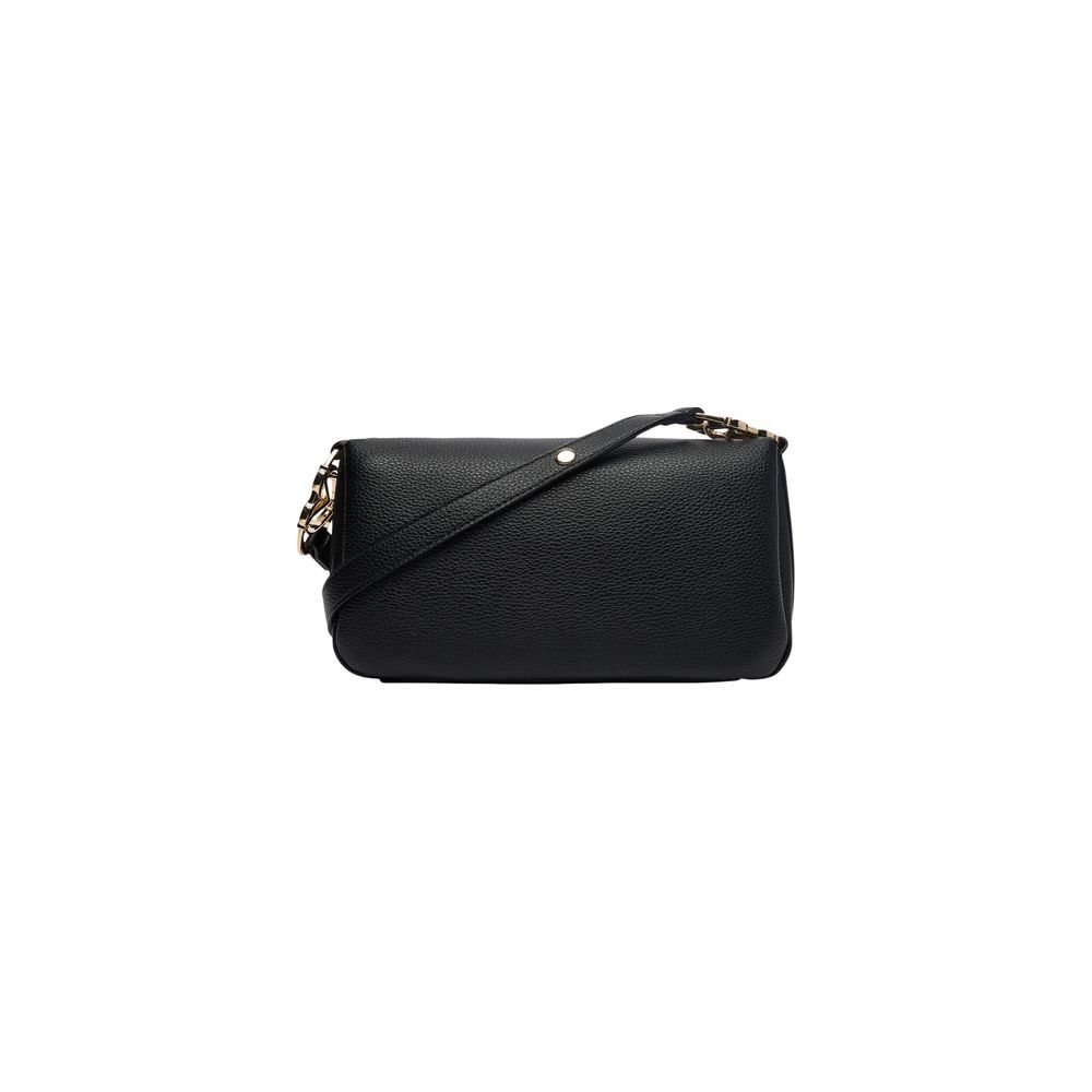 Shoulder Handbag by Love Moschino for women in polyethylene & polyurethane black & gold presents a ornamental silhouette, showcasing a secure , ample , and versatile shoulder-strap & adjustable-strap for a ornamental finish.