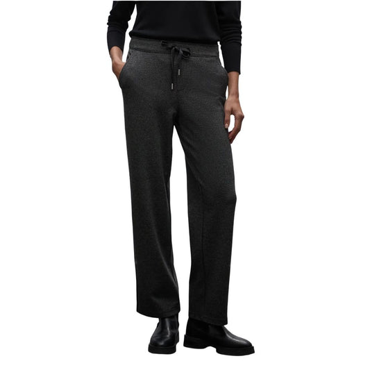 Street One Black Viscose Casual Pants