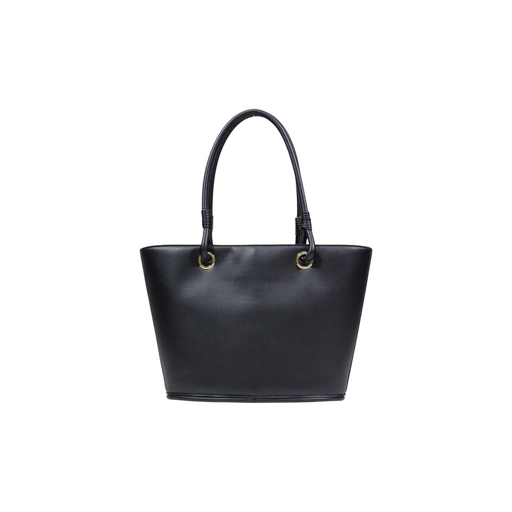 Handbag by Love Moschino for women in polyethylene & polyurethane black features an refined silhouette, showcasing a secure , ample , and versatile handle for a sophisticated refined aesthetic.