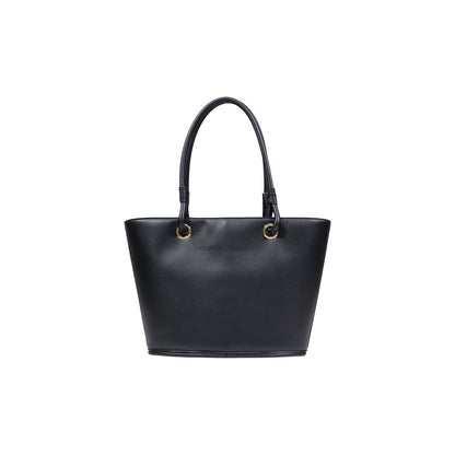Handbag by Love Moschino for women in polyethylene & polyurethane black features an refined silhouette, showcasing a secure , ample , and versatile handle for a sophisticated refined aesthetic.