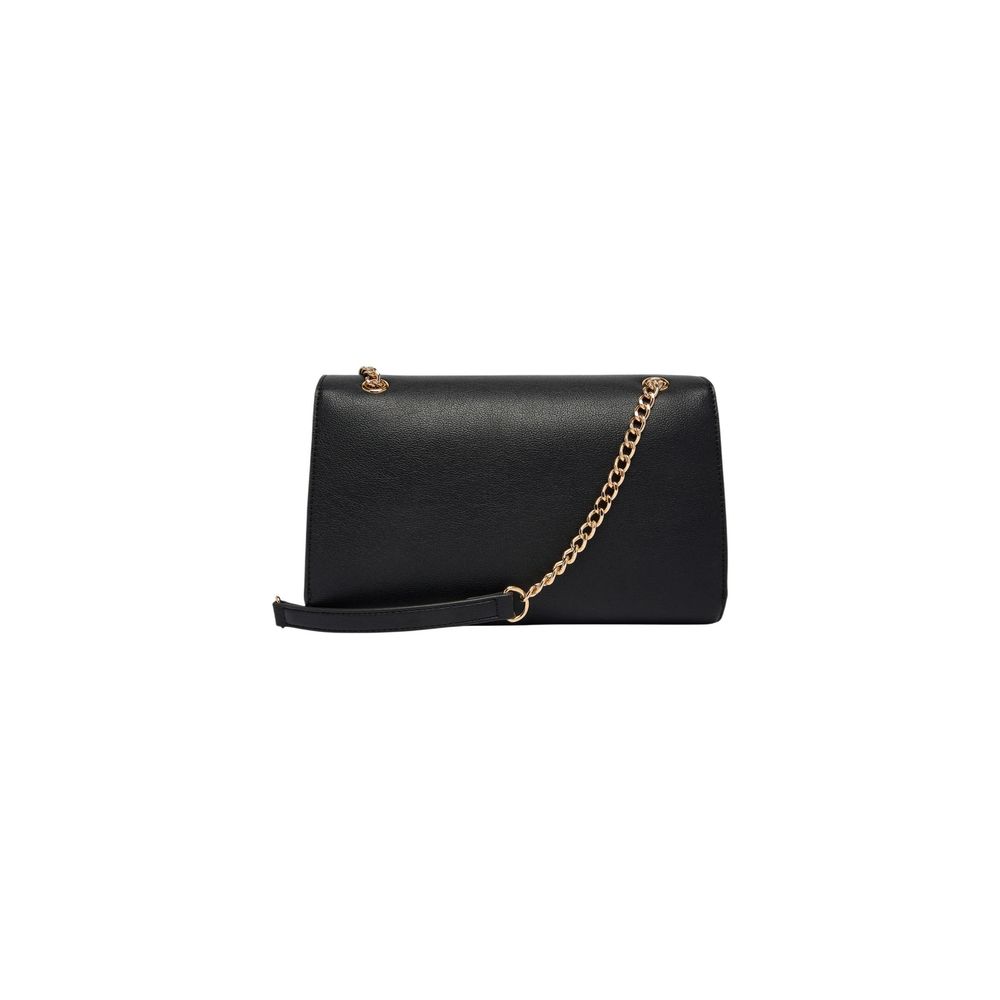 Crossbody-Shoulder Handbag by Love Moschino for women in polyethylene & polurethane black & gold features a refined silhouette, showcasing a secure , organized , and versatile crossbody-strap, shoulder-strap & adjustable-strap for a refined finish.