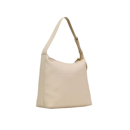 Shoulder Handbag by Love Moschino for women in polyethylene & polyurethane beige features a exquisite silhouette, showcasing a secure and exquisite with versatile shoulder-strap & adjustable-strap for a exquisite finish.