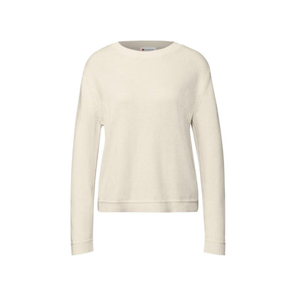 Street One Beige Cotton Sweatshirt