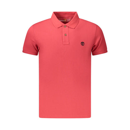Timberland Men's Slim Cotton Polo Shirt - Red