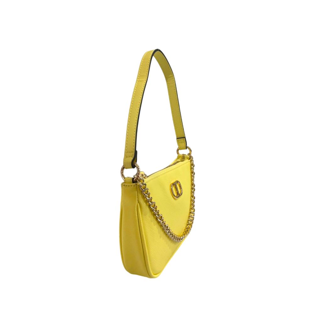 Twinset Bicolor Polyethylene Clutch Bag