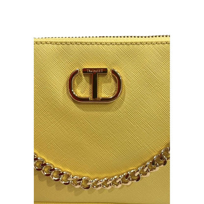 Twinset Bicolor Polyethylene Clutch Bag
