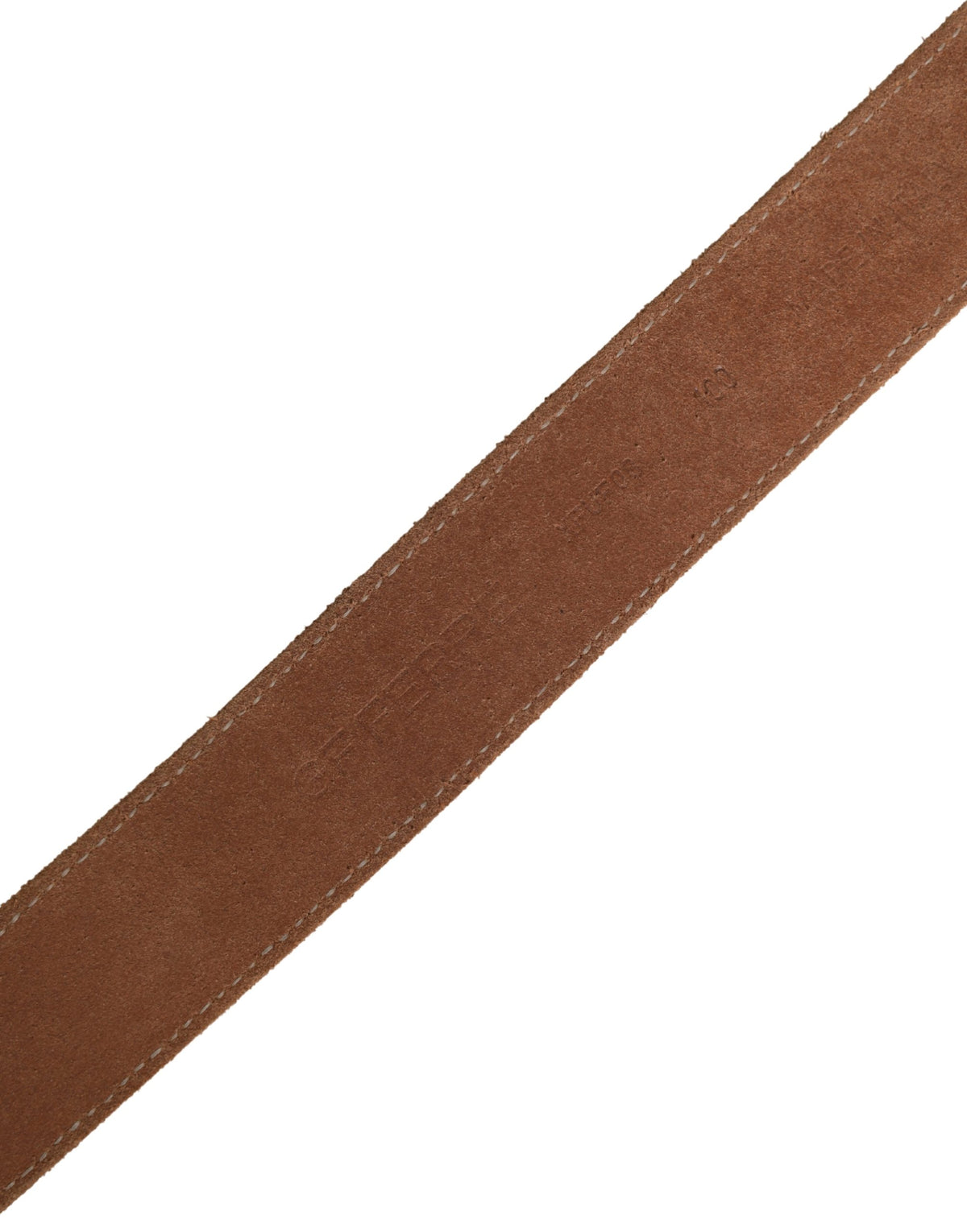 GF Ferre Canvas & Metal Belt - Beige Silver