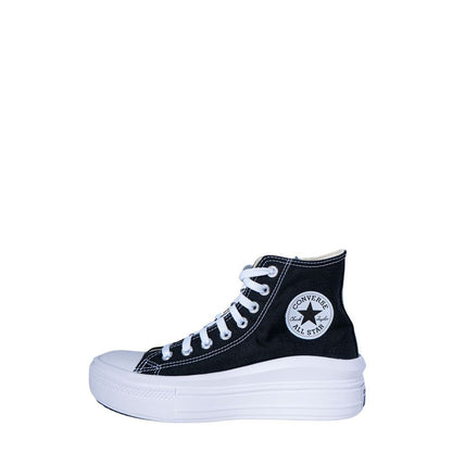 Sneakers by Converse for women in cotton & rubber black presents a sumptuous silhouette, artfully capturing the essence of the Women's Fashion Cotton & Rubber Sneakers with its sumptuous fashion style design.