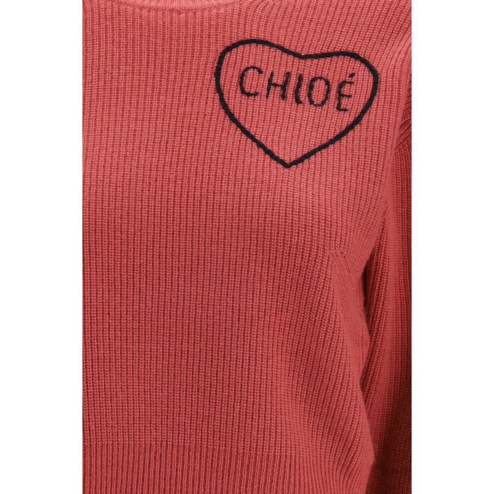 Sweatshirt by Chloé for women in cashmere multicolor presents a smart casual silhouette, featuring a smart casual and for a sophisticated look.