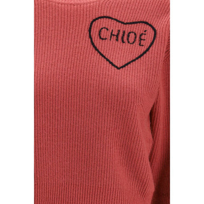 Sweatshirt by Chloé for women in cashmere multicolor presents a smart casual silhouette, featuring a smart casual and for a sophisticated look.