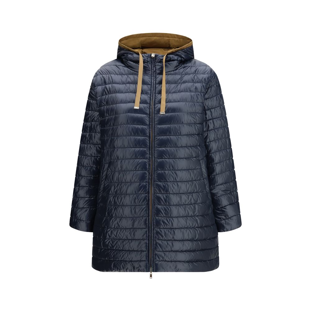 Herno Blue Polyamide Coat