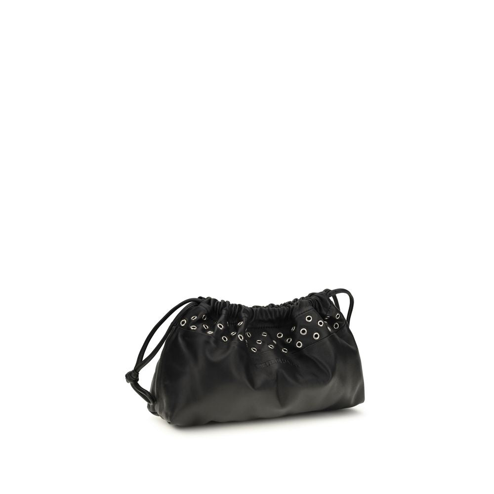 Pierre Hardy Black Calf Leather Bos Taurus Shoulder Bag