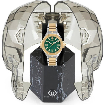 Philipp Plein Gold Stainless Steel Dress Watch