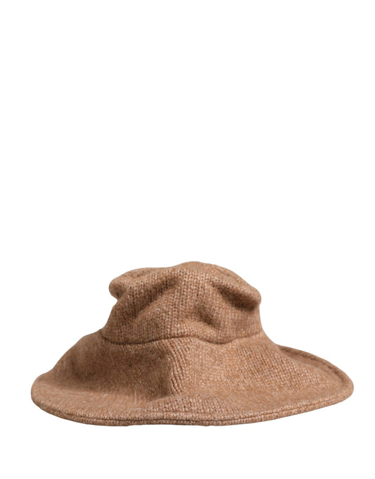Dolce & Gabbana Wool & Nylon Bucket Hat - Brown