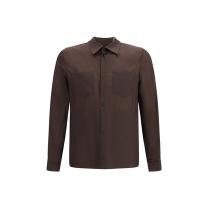 Herno Brown Polyamide Dress Shirt
