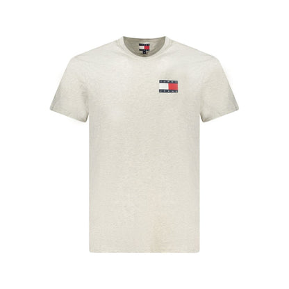 T-Shirt by Tommy Hilfiger for men in cotton gray & print features an edgy silhouette, meticulously detailed with a sophisticated and crew neckline for a truly edgy finish.