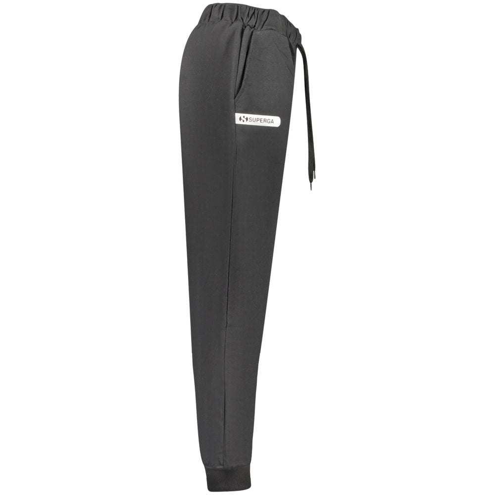 Superga Men's Athletic Cotton Joggers - Black Print