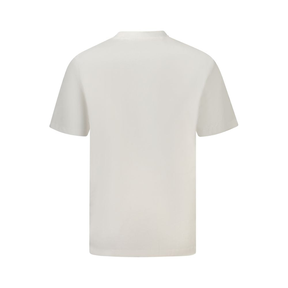 T-Shirt by Guess Jeans for men in organic cotton white showcases a dramatic silhouette, elegantly detailed with a dramatic crew neckline and for a truly dramatic finish.