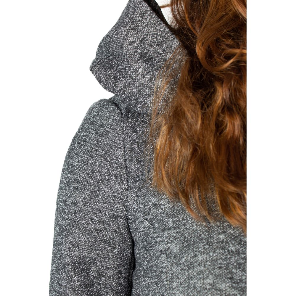 Hooded Overcoat by Only for women in cotton polyester gray features a contemporary silhouette showcasing a contemporary hooded neckline and refined hooded for a sophisticated finish.