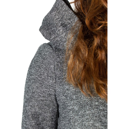 Hooded Overcoat by Only for women in cotton polyester gray features a contemporary silhouette showcasing a contemporary hooded neckline and refined hooded for a sophisticated finish.