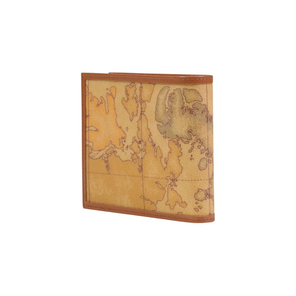 Wallet by Alviero Martini Prima Classe for men in polyethylene & polyurethane beige showcases a discerning silhouette, artfully capturing the essence of Polyethylene & Polyurethane Wallet with its functional compact-design coin-purse.