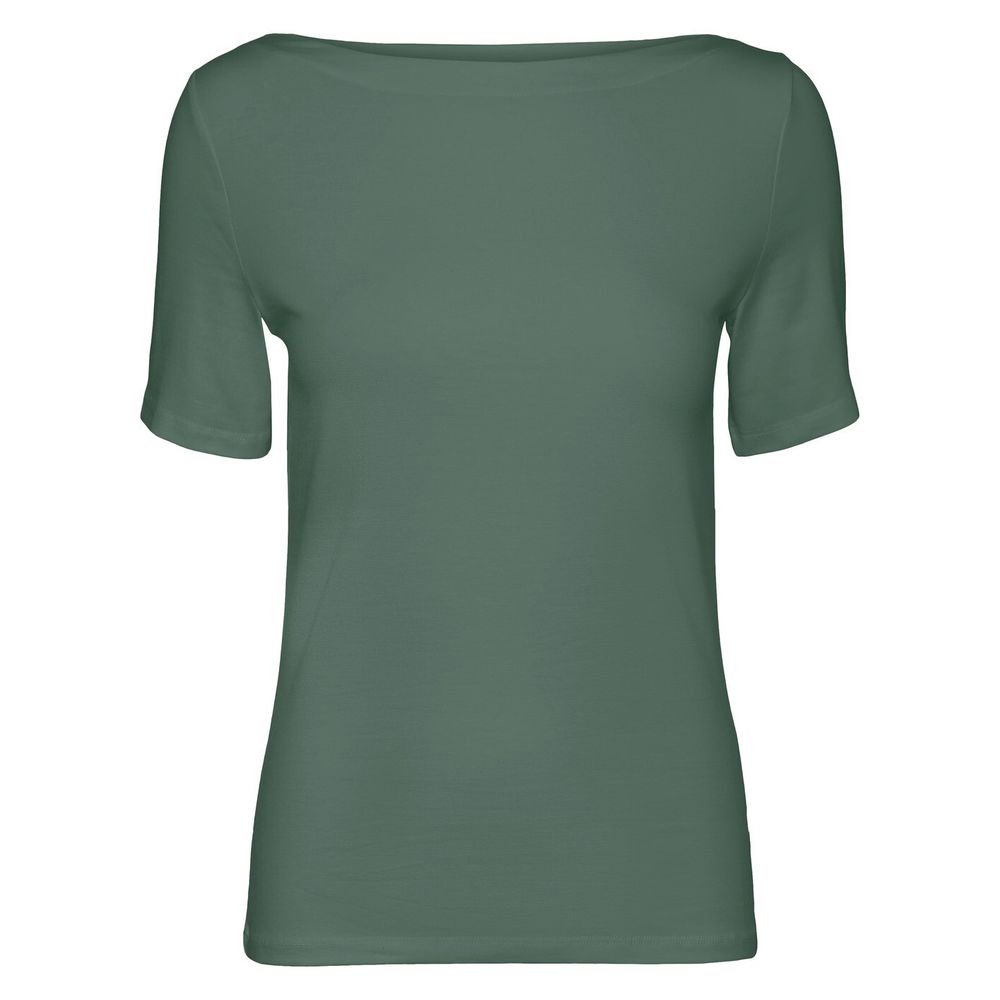 T-Shirt by Vero Moda for women in modal & viscose showcases a dramatic silhouette, elegantly detailed with a dramatic and for a truly dramatic finish.