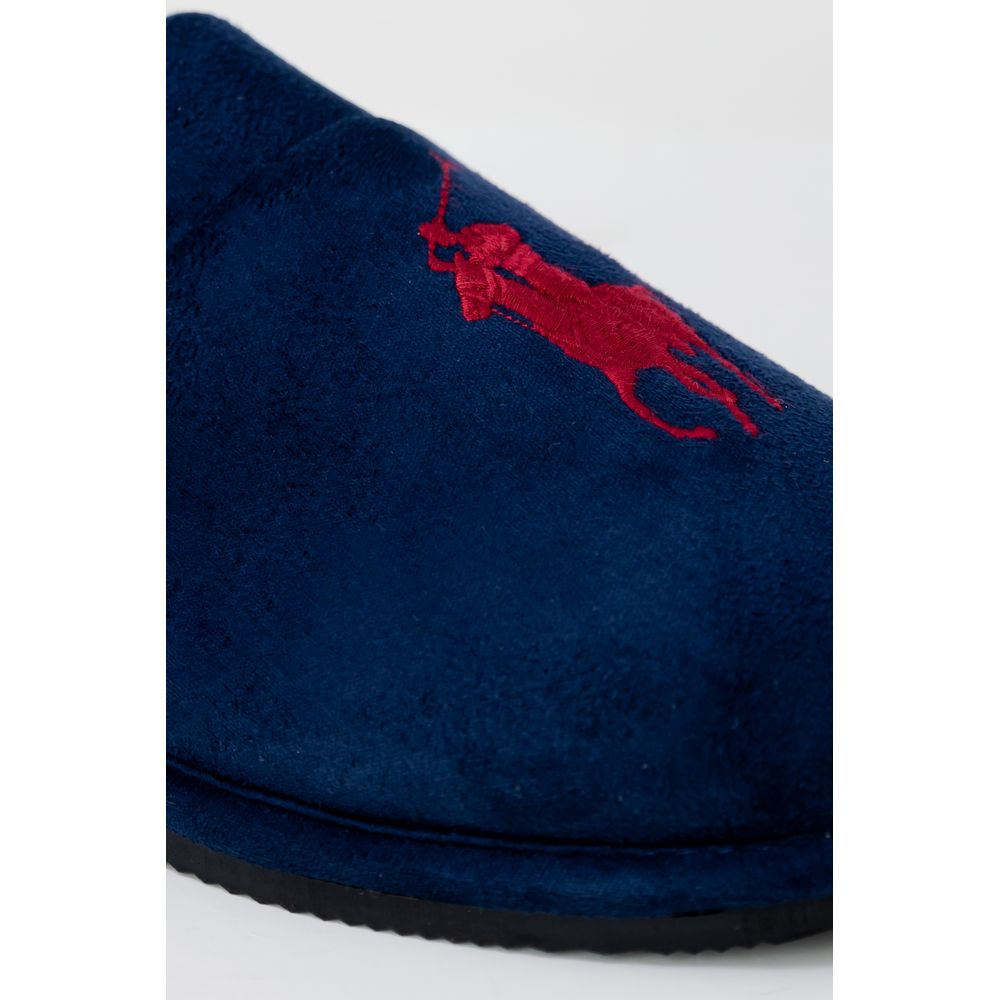 Ralph Lauren Men's Polyester Slippers - Blue