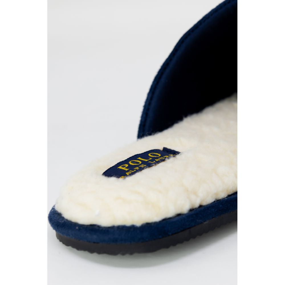 Ralph Lauren Men's Polyester Slippers - Blue