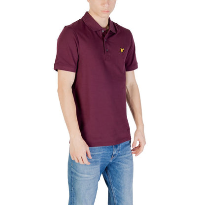Polo Shirt by Lyle & Scott for men in stretch cotton bordeaux features a eye catching silhouette, showcasing a refined and for a eye catching finish.