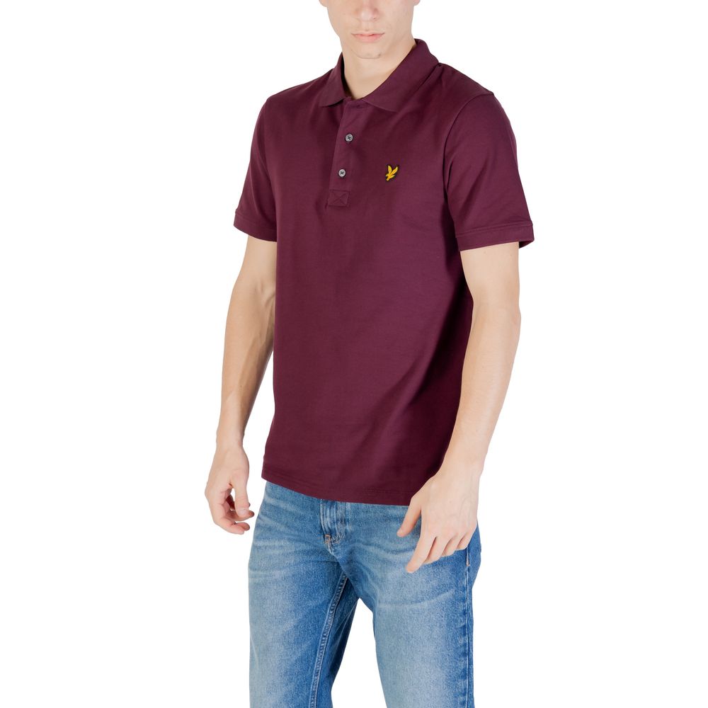 This Polo Shirt by Lyle & Scott for men in stretch cotton bordeaux presents a flawless silhouette, showcasing flawless detailing and a refined for a truly flawless aesthetic.