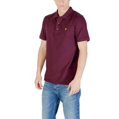 This Polo Shirt by Lyle & Scott for men in stretch cotton bordeaux presents a flawless silhouette, showcasing flawless detailing and a refined for a truly flawless aesthetic.