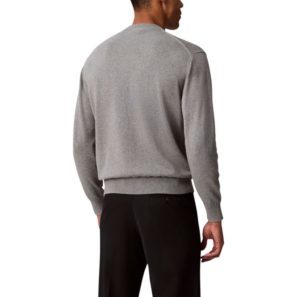 Calvin Klein Jeans Gray Cotton Sweatshirt