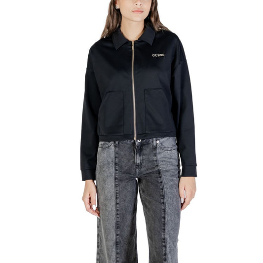 Guess Active Black Polyamide Sweatshirt